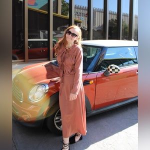 SHEIN MAUVE TOP AND SKIRT SET SZ S